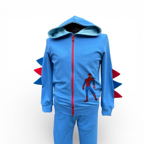 Vaikiškas laisvalaikio kostiumėlis su užtrauktuku „Žmogus-voras“ 1