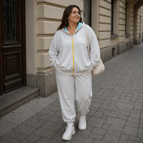 Minimalistinio dizaino laisvalaikio kostiumas 1