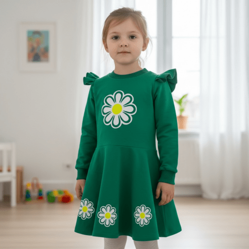 Suknelė mergaitei "Ramunė" 