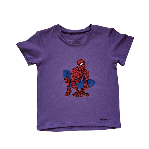 Marškinėliai "Žmogus voras" su termo spauda (86 dydis)